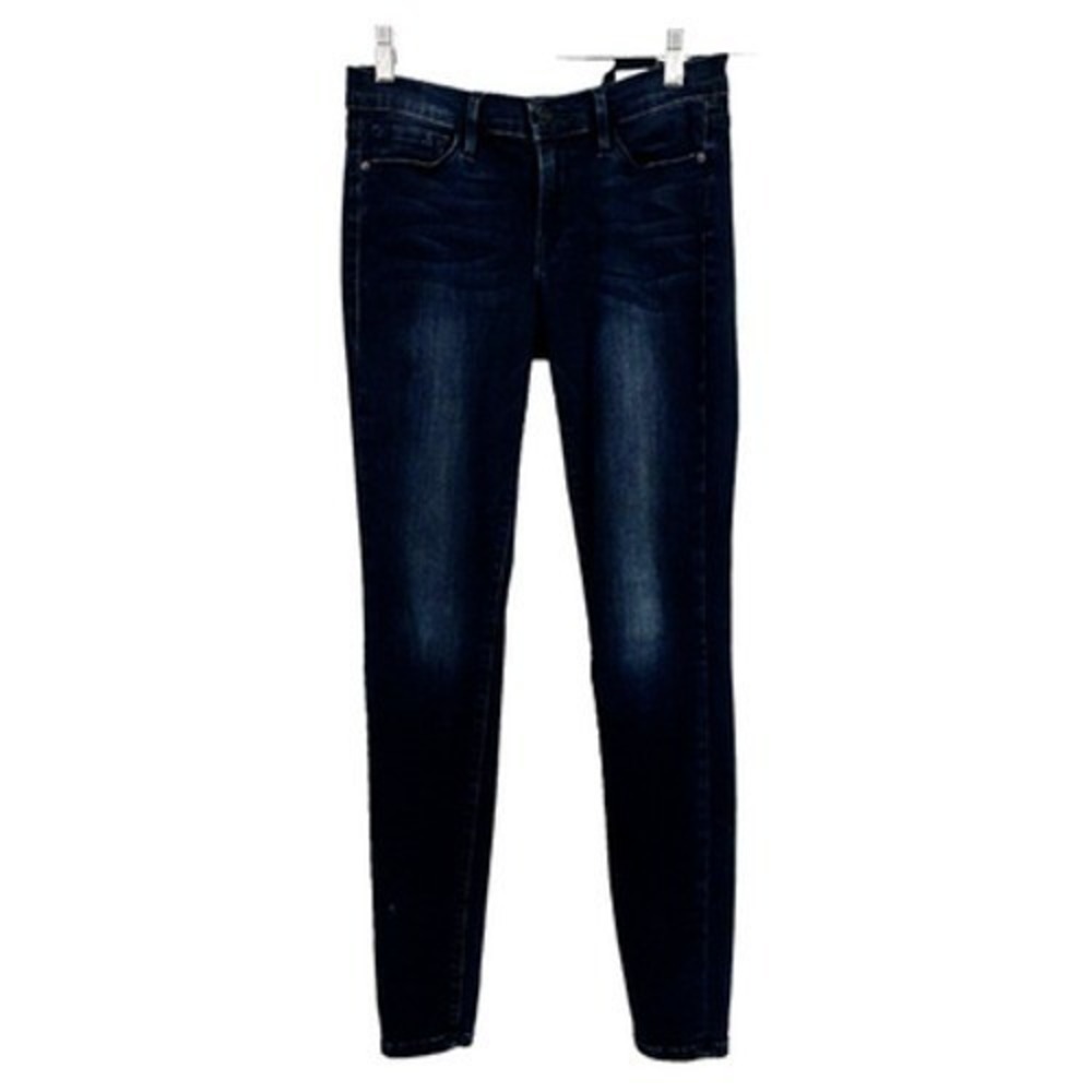 Frame Denim Le Skinny De Jeanne Jeans Womens 27 Blue Dark Wash Manor Ave